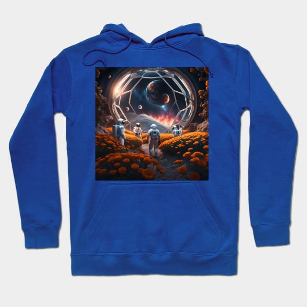 Space art Hoodie by IOANNISSKEVAS